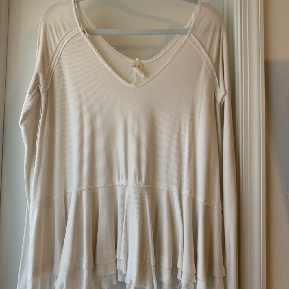 Free People Top | size S | white | EUC